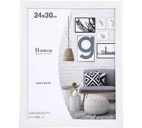 Cadre Photo Déco "Pep's" 24x30cm Blanc Blanc G