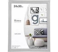 Cadre Photo Déco "Pep's" 24x30cm Gris Gris G