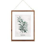 Cadre photo décoratif - Atmosphera - Modèles assortis - Toile naturelle - 38 x 48 cm - Multicolore