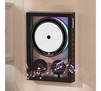 Cadre photo décoratif avec lecteur CD Bluetooth, télécommande, lumière ambiante, prend en charge la radio FM, carte TF, 3 options de placement pour la maison, le bureau, la galerie