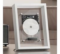 Cadre photo décoratif avec télécommande, Bluetooth 5.0 et sortie AUX 3,5 mm, 2 options de placement pour la maison, le bureau et la galerie