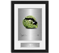 Cadre photo dédicacé du pilote de football Lando Norris McLaren F1 2021 A4