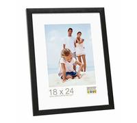 Cadre Photo - Deknudt Frames - S41JL2 - Bois Fin Noir - 21 x 29,7 cm - Rectangulaire