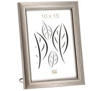 Cadre Photo Deknudt S46a Avec Filet (résine) 10x15 Argenté