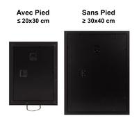 Cadre Photo Deknudt S66k (mdf) Avec Passe-partout 18x24 (passepartout Fenêtre 13x18) Argenté