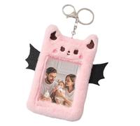 Cadre photo Diable, étui à cartes, joli cadre photo en peluche Porte-clés avec pendentif pour carte étudiante pour banque de crédit pour garçons, , riferimento alla descrizione, Se référer à