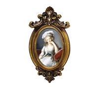 Cadre photo doré antique à suspendre au mur style baroque pour décoration d'intérieur, type 2, 12 x 23 cm