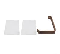 Cadre photo double face en acrylique adapté pour les photos de 10 x 15 cm et 14 x 21 cm, affichage durable et esthétique moderne pour les intérieurs (10 x 15 cm, noyer noir)