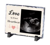 Cadre Photo Échographique Personnalisé pour Annonce de Grossesse - Cadres Souvenirs de Bébé - Cadeaux pour Future Maman