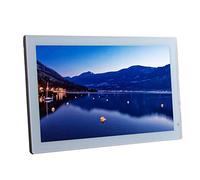 Cadre Photo électronique, Cadre Photo numérique de 23,6 Pouces, Machine publicitaire Haute définition adaptée à diverses scènes (White)