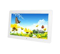 Cadre Photo électronique de 18,5 Pouces, Cadre Photo numérique Multifonctionnel, Machine de publicité vidéo Haute résolution adaptée à Divers scénarios (White)