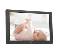 Cadre Photo électronique, écran HD Haut-Parleur Haute Puissance Extension d'interface Multiple Cadre Photo Numérique 12,1 Pouces avec Télécommande pour Chambre à Coucher pour