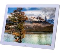 Cadre Photo électronique Haute Définition De 17 Pouces Lecteur De Support D’Affichage Vidéo 1080p Cadre Photo Numérique Mural à écran Vertical avec Télécommande, White