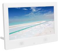 Cadre Photo électronique, télécommande Infrarouge 100-240 V, Facile à Installer, Cadre Photo numérique, Support vidéo, Image, Musique, Horloge 10 Pouces, Calendrier pour la Maison