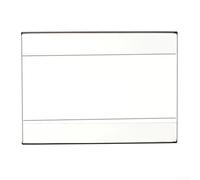 Cadre photo en acrylique avec profil plat pour une utilisation sur un mur ou une étagère, supportant des panneaux imprimés interchangeables et des inserts d'image (style horizontal)
