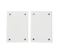 Cadre photo en acrylique avec support magnétique pour affiches, transparent et pour présenter des photos ou des œuvres d'art sur un bureau ou une étagère (5,5 x 8,2 cm)