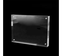 Cadre photo en acrylique avec support magnétique sécurisé pour de beaux souvenirs (12,7 x 17,8 cm)