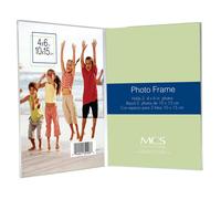 Cadre photo en acrylique courb MCS 4x6 pouces, double vertical (32406)