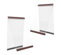 Cadre Photo en Acrylique PVC Magnétique 2 Pièces Mural A5 | Surface Transparente, Structure Double Couche, Protection L’humidité, pour Posters et Actualités D’entreprise
