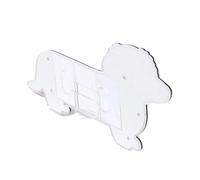 Cadre photo en acrylique sur le thème du chien pour photos instantanées de 7,6 cm - Triple support de présentation - Pièce de décoration d'intérieur - Placement simple - Cadre photo en acrylique