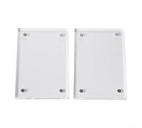 Cadre photo en acrylique transparent avec aimant pour la maison, le bureau ou pour offrir (5,5 x 8,2 cm)