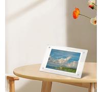 Cadre photo en acrylique transparent avec support magnétique pour affiche pour décoration de bureau, peut contenir des photos en toute sécurité en mode portrait ou paysage, 10 x 15 cm