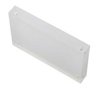 Cadre photo en acrylique transparent épais double face magnétique pour décoration de bureau, maison, bureau, design moderne (10 x 15 cm)
