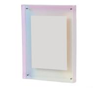 Cadre photo en acrylique transparent pour décoration personnalisée, parfait pour mettre en valeur vos moments préférés (couleur brillante)