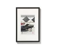 Cadre photo en alu brossé - Walther Chair - 30 x 40 cm - Noir