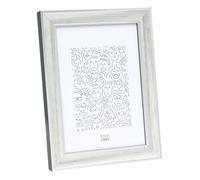 Cadre photo en bois argenté avec nuances de gris foncé Deknudt 18x24 S40JE2