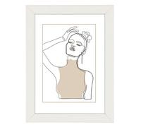 Cadre photo en bois "Copenhague", blanc, 40 x 50 cm