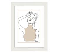 Cadre photo en bois "Copenhague", blanc, 50 x 70 cm