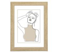 Cadre photo en bois "Copenhague", chêne, 30 x 40 cm