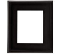 Cadre photo en bois Creative Mark Plein Air Noir 12 x 16 Cadre simple professionnel pour panneaux d'art, toiles tendues, photos et plus encore