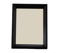 Cadre photo en bois de pin massif de 20,3 cm - Cadre photo de bureau simple et élégant - Dimensions intérieures : 15,3 x 20,4 cm - 4 couleurs (noir)