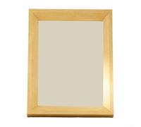 Cadre photo en bois de pin massif de 20,3 cm - Cadre photo de bureau simple et élégant - Dimensions intérieures : 15,3 x 20,4 cm - 4 couleurs (couleur bois)