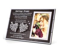 Cadre photo en bois de qualité supérieure avec lumière LED pour meilleure amie, cadeau d'anniversaire ou d'amitié pour femme, amie, meilleure amie, sœur, amis, femme, homme, pour table ou mur - 30 x