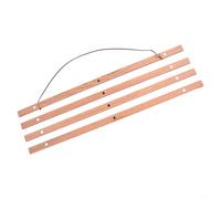 Cadre photo en bois de teck avec aimant, pour un échange d'œuvres d'art sans effort sans dommage (41 cm)