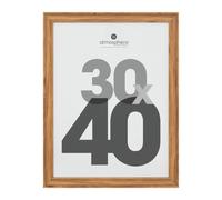 Atmosphera Cadre photo Maé en plastique marron – 30 x 40 cm