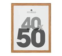 Atmosphera Cadre photo en bois Mae 40 x 50 cm Marron