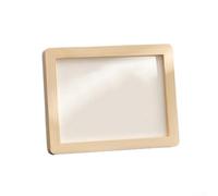 Cadre photo en bois massif avec coins arrondis, pour photos verticales et horizontales, peut être monté ou posé sur une table (bois)