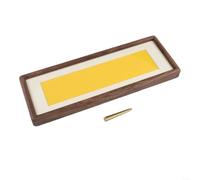Cadre photo en bois massif finition noyer pour décoration d'intérieur élégant avec option en bois naturel pour affichage mural ou de bureau d'images de 10 x 20 cm (bois de noyer)