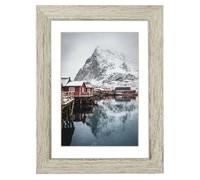 Cadre photo en bois "Oslo", pin gris, 20 x 30 cm