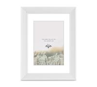 Cadre photo en bois "Rise", blanc, 40 x 50 cm