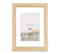 Cadre photo en bois "Rise", naturel, 13 x 18 cm
