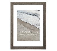 Cadre photo en bois "Waves", taupe, 40 x 50 cm