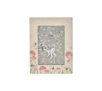 Cadre photo en céramique Forest Friends Bambi - 16 cm (L) x 21,5 cm (H) x 1 cm (P)