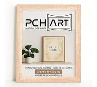 Cadre photo en MDF de qualité supérieure 40 mm - Aspect chêne Sonoma - 70 x 140 cm - Avec verre synthétique antireflet - Format portrait et paysage - Montage mural ou sur table - Design moderne pour