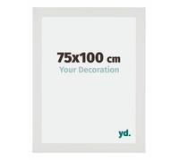 Your Decoration - 75x100 cm - Cadres Photo en MDF Avec Verre Plexiglas - Anti-Reflet - Excellente Qualité - Blanc Mat - Cadre Decoration Murale - Mura, Blanc Mat G