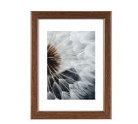 Cadre photo en plastique "Breeze", noisette, 13 x 18 cm